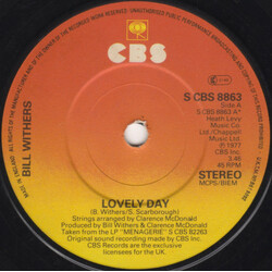 Bill Withers Lovely Day USED VINYL 7INCH 45 RPM REISSUE