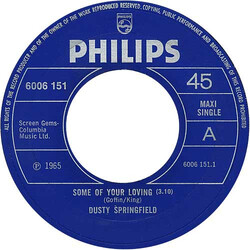 Dusty Springfield Some Of Your Loving USED VINYL 7INCH MAXI-SINGLE