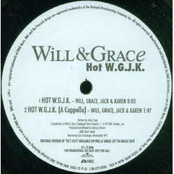 Will & Grace Hot W.G.J.K. / He's Hot! USED VINYL 12INCH LIMITED EDITION PROMO