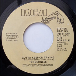 Tenderness Gotta Keep On Trying USED VINYL 7INCH 45 RPM SINGLE PROMO