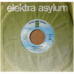 The Dictators Hey Boys USED VINYL 7INCH 45 RPM SINGLE STEREO