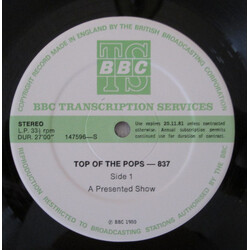 Various Top Of The Pops - 837 Vinyl LP USED