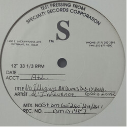 D'Influence No Illusions / Good Lover / Journey USED VINYL 12INCH 33 S RPM TEST PRESSING