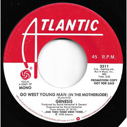 Genesis Go West Young Man (In The Motherlode) USED VINYL 7INCH 45 RPM PROMO MONO STEREO