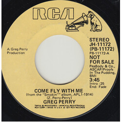 Greg Perry Come Fly With Me USED VINYL 7INCH SINGLE PROMO