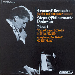 Leonard Bernstein / Wiener Philharmoniker / Wolfgang Amadeus Mozart Mozart: Piano Concerto No. 15 In B Flat , K. 450 / Symphony No. 36 In C, K. 425 "L