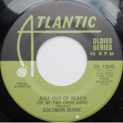 Solomon Burke / Esther Phillips Just Out Of Reach (Of My Two Open Arms) / Release Me USED VINYL 7INCH 45 RPM SINGLE
