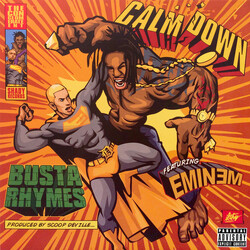 Busta Rhymes / Eminem Calm Down USED VINYL 12INCH 33 S RPM SINGLE LIMITED EDITION
