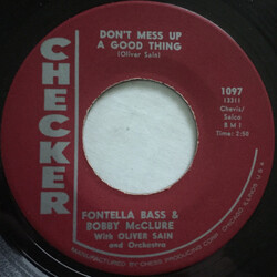 Fontella Bass / Bobby McClure / Oliver Sain's Orchestra / Oliver Sain Don't Mess Up A Good Thing / Jerk Loose USED VINYL 7INCH 45 RPM SINGLE