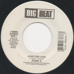 Robin S. Love For Love / Show Me Love USED VINYL 7INCH 45 RPM SINGLE STEREO