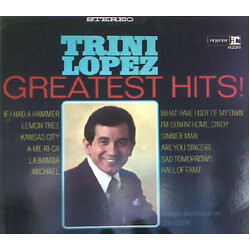Trini Lopez Greatest Hits Vinyl LP USED