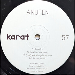 Akufen Akufen USED VINYL 12INCH 33 S RPM