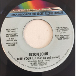 Elton John Bite Your Lip (Get Up And Dance!) USED VINYL 7INCH 45 RPM SINGLE