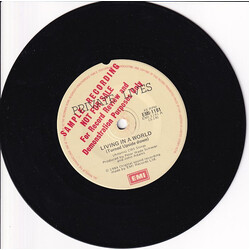Private Lives Living In A World (Turned Upside Down) USED VINYL 7INCH SINGLE PROMO