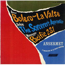 Maurice Ravel / Arthur Honegger / Paul Dukas / Ernest Ansermet / L'Orchestre De La Suisse Romande Works By Ravel, Honegger & Dukas Vinyl LP USED