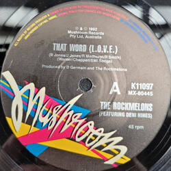 The Rockmelons / Deni Hines That Word (L.O.V.E.) USED VINYL 7INCH 45 RPM SINGLE