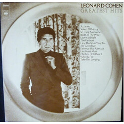 Leonard Cohen Greatest Hits Vinyl LP USED