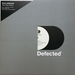 Paul Johnson Get Get Down (Part 1) USED VINYL 12INCH 33 S RPM