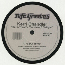 Kerri Chandler Bar A Thym / Sunshine & Twilight USED VINYL 12INCH 45 RPM REISSUE