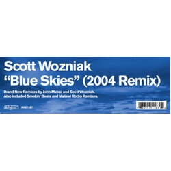 Scott Wozniak Blue Skies (2004 Remix) USED VINYL 12INCH 33 S RPM