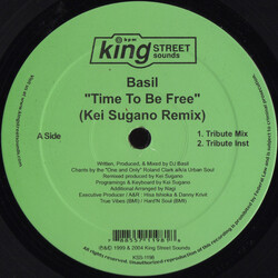 Basil / Big Moses Time To Be Free / Brighter Days USED VINYL 12INCH 33 S RPM