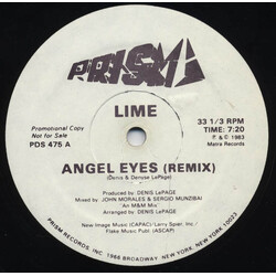 Lime (2) Angel Eyes (Remix) USED VINYL 12INCH 33 S RPM PROMO