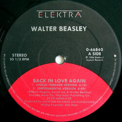 Walter Beasley Back In Love Again USED VINYL 12INCH 33 S RPM
