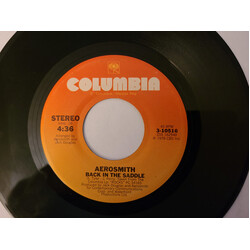Aerosmith Back In The Saddle/Nobody's Fault USED VINYL 7INCH 45 RPM SINGLE STYRENE STEREO