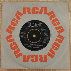 Curtis Hairston I Want You (All Tonight) USED VINYL 7INCH 45 RPM SINGLE STEREO