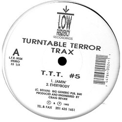 Turntable Terror Trax T.T.T # 5 USED VINYL 12INCH 33 S RPM