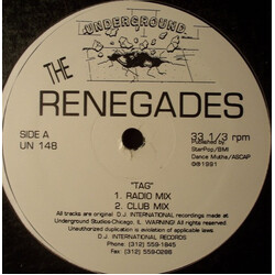 The Renegades Tag USED VINYL 12INCH 33 S RPM