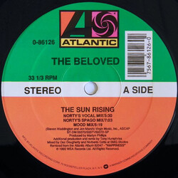 The Beloved The Sun Rising USED VINYL 12INCH 33 S RPM SINGLE STEREO