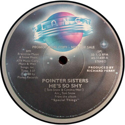Pointer Sisters He's So Shy USED VINYL 12INCH PROMO
