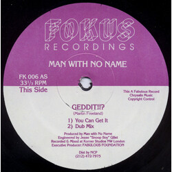 Man With No Name Geddit !!? / 120 Something USED VINYL 12INCH 33 S RPM