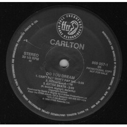 Carlton Do You Dream USED VINYL 12INCH PROMO 33 S RPM