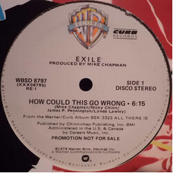 Exile (7) How Could This Go Wrong USED VINYL 12INCH 33 S RPM PROMO