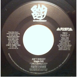 Faith Evans Ain't Nobody / Kissing You USED VINYL 7INCH 45 RPM