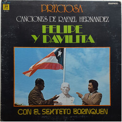 Felipe Rodriguez / Pedro Ortiz Davila / Sexteto Borinquen Preciosa · Canciones De Rafael Hernandez Vinyl LP USED