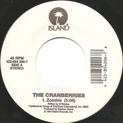 The Cranberries Zombie USED VINYL 7INCH 45 RPM SINGLE JUKEBOX
