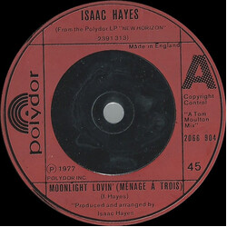 Isaac Hayes Moonlight Lovin' (Ménage À Trois) USED VINYL 7INCH SINGLE 45 RPM