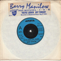 Barry Manilow You're Lookin' Hot Tonight (Live) USED VINYL 7INCH 45 RPM SINGLE LIMITED EDITION