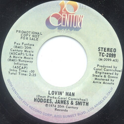 Hodges, James And Smith Lovin' Man USED VINYL 7INCH 45 RPM PROMO