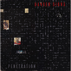 Penetration (2) Danger Signs Vinyl 12" USED
