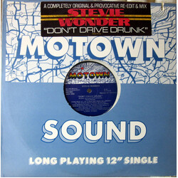 Stevie Wonder Don't Drive Drunk USED VINYL 12INCH MAXI-SINGLE