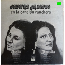 Lola Beltrán / Amalia Mendoza Lola Y Amalia: Siempre Grandes En La Cancion Ranchera Vinyl LP USED