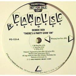 Debbie Deb There's A Party Goin' On USED VINYL 12INCH PROMO