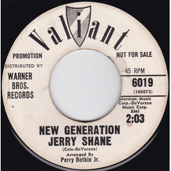 Jerry Shane New Generation / I Never Had It So Bad USED VINYL 7INCH 45 RPM SINGLE PROMO