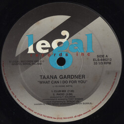 Taana Gardner What Can I Do For You USED VINYL 12INCH 33 S RPM