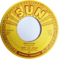 Jerry Lee Lewis Breathless USED VINYL 7INCH 45 RPM SINGLE