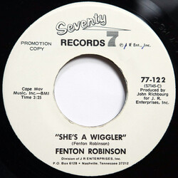 Fenton Robinson She's A Wiggler USED VINYL 7INCH 45 RPM PROMO
